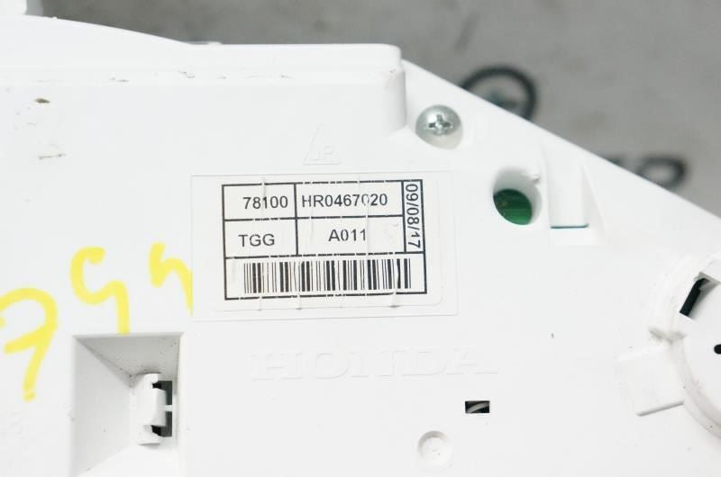 17-18 Honda Civic Speed Gauge Instrument Cluster Unknown Mileage 78100-TGG-A011 - Alshned Auto Parts