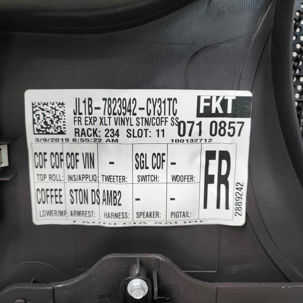 18-19 Ford Expedition Front Right Passenger Door Trim Panel JL1Z-7823942-CA OEM - Alshned Auto Parts