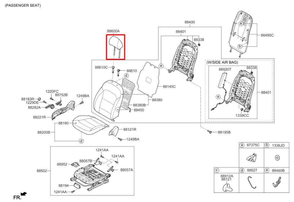 16-18 Hyundai Elantra Value Edition Front Right and Left Side Seat Headrest Set - Alshned Auto Parts