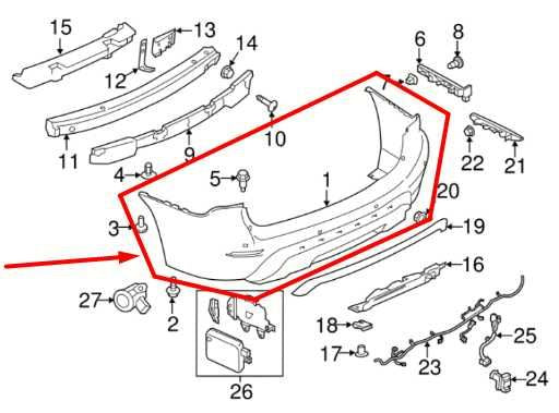 2016-2019 Nissan Pathfinder Rear Bumper Cover 85022-9PF0H OEM - Alshned Auto Parts