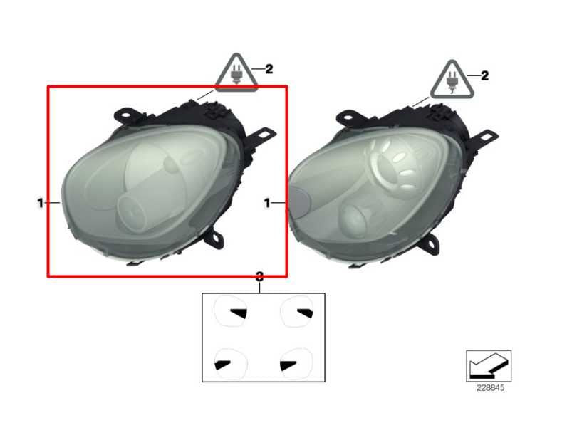 2011-16 Mini Countryman Cooper S 1.6L AWD Front Right Side Headlight Lamp *ReaD*1
