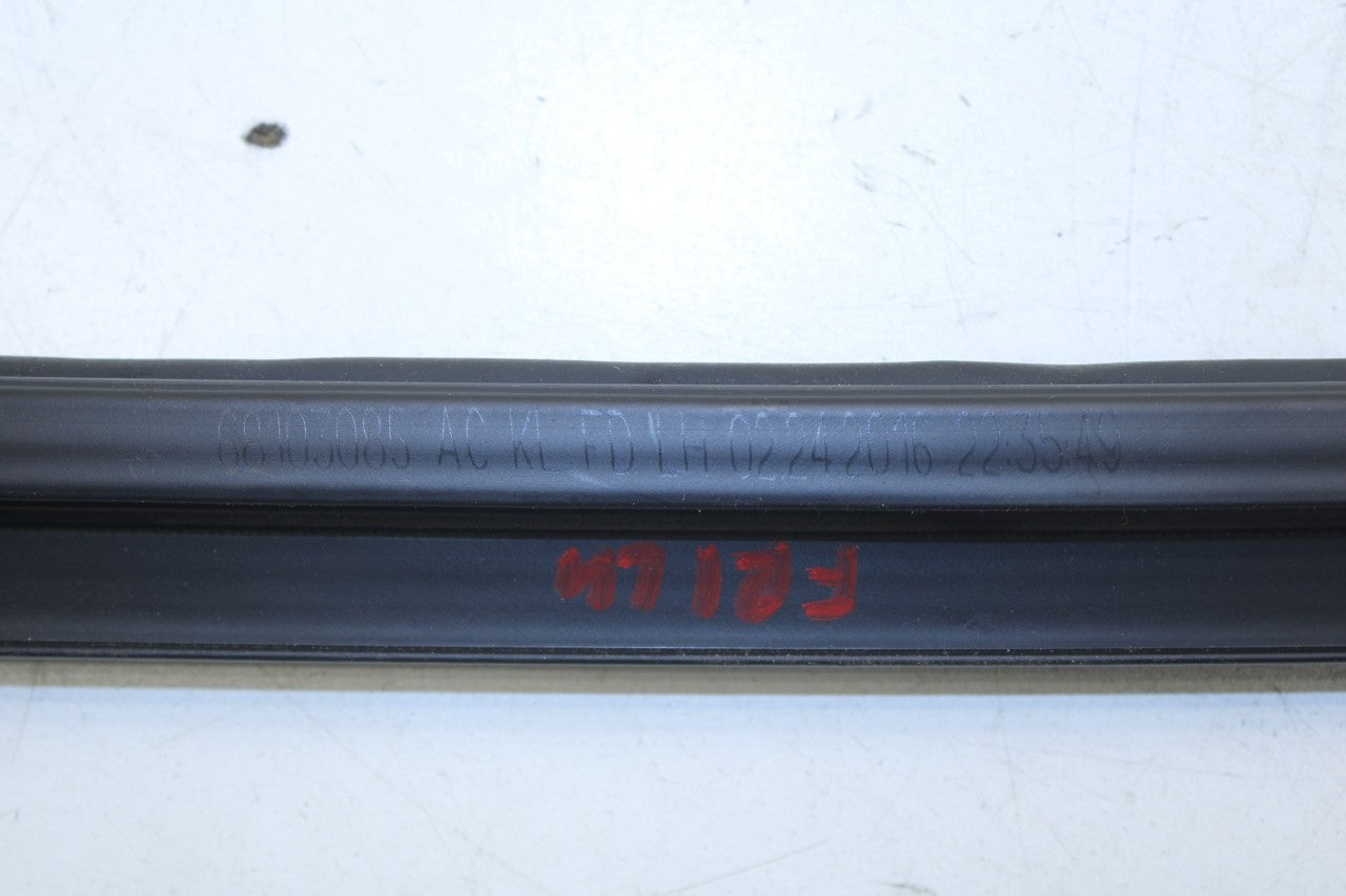 2014-2023 Jeep Cherokee Front Left Door Run Channel w/ Belt Molding Weatherstrip - Alshned Auto Parts