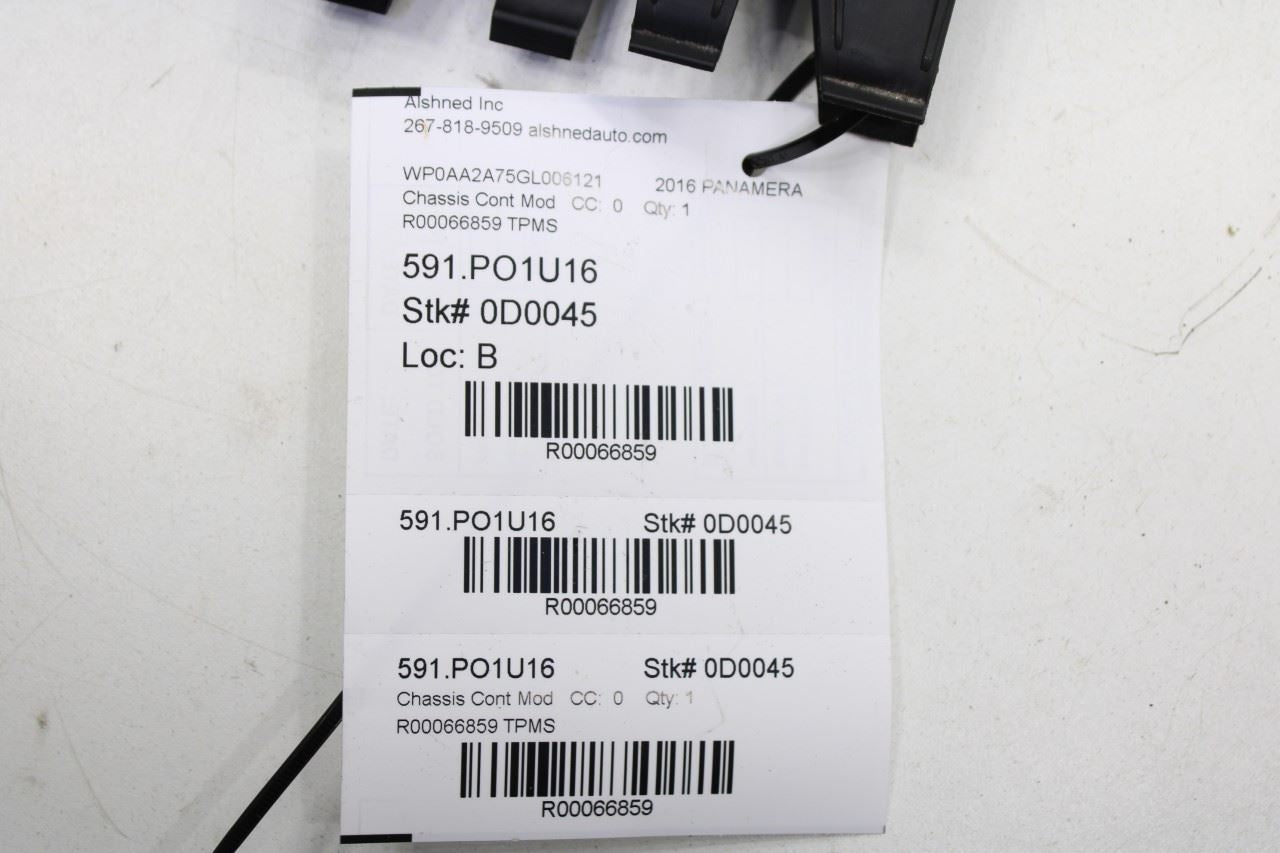 2014-2016 Porsche Panamera 4 Tire Pressure Monitoring System TPMS Control Module - Alshned Auto Parts