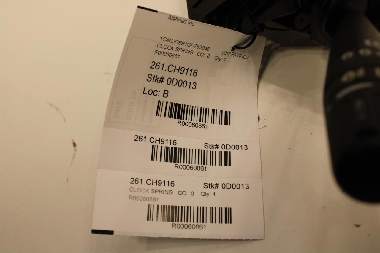 07-17 Jeep Patriot Sport SE Steering Column Turn Signal Wiper Switch 56046535AS - Alshned Auto Parts