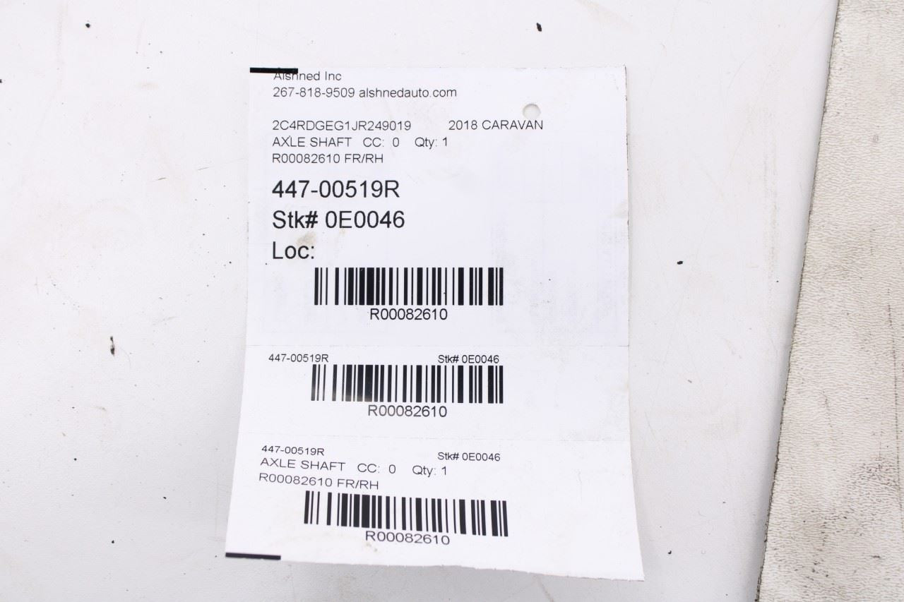 2008-2020 Dodge Grand Caravan GT FWD Front Right Side CV Axle Drive Half Shaft11