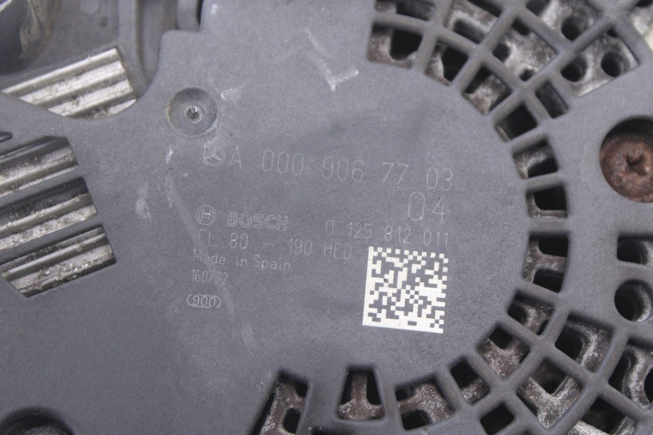 2015-2018 Mercedes-Benz C 300 4Matic 2.0L Alternator Generator 000-906-77-03 OEM9