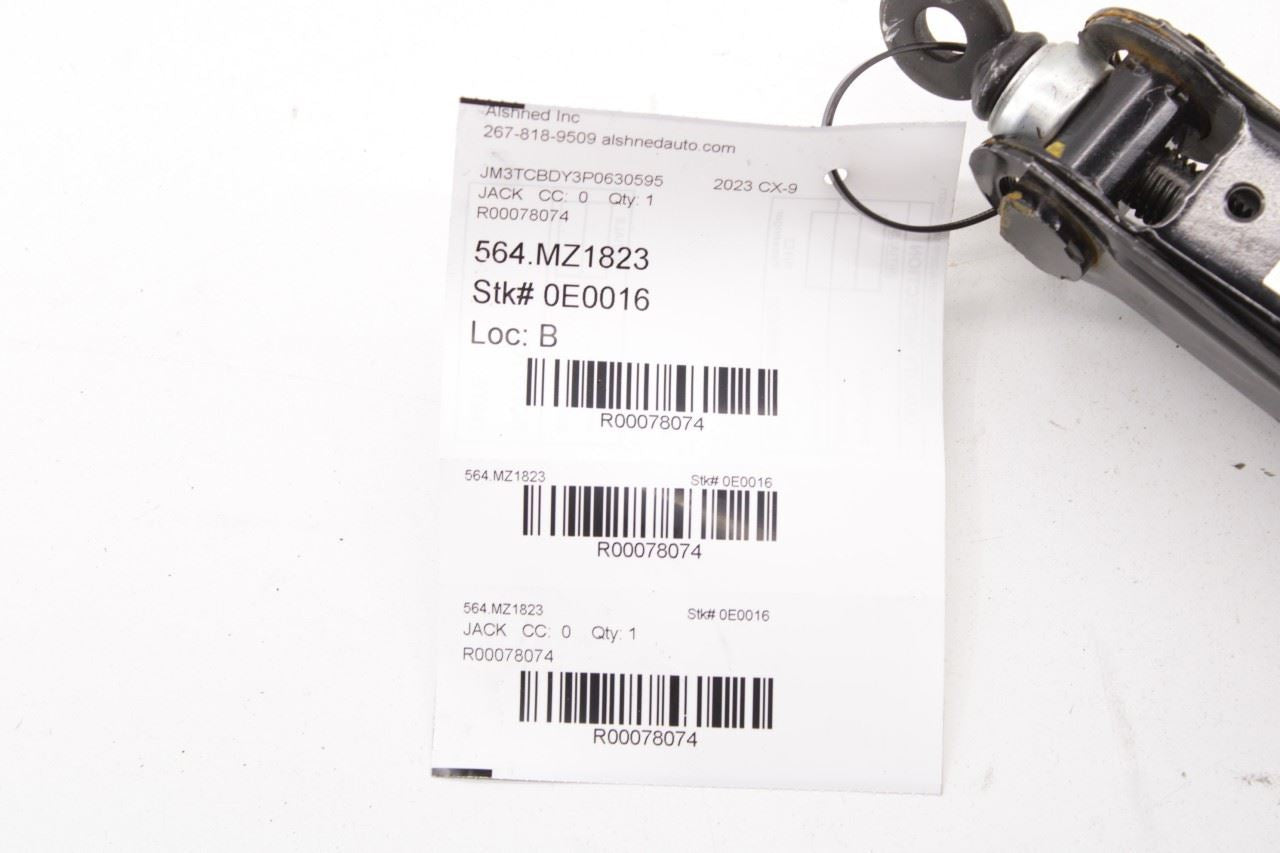 2022-23 Mazda CX-9 Grand Touring 2.5L AWD Scissor Lifting Jack LC62-37-790E OEM - Alshned Auto Parts