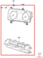 2010-13 Range Rover Sport Speed Gauge Instrument Cluster Unknown Mileage *ReaD* - Alshned Auto Parts
