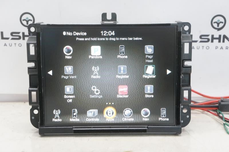 2016 Jeep Grand Cherokee 8.4" Display Radio Receiver w Navi 68238619AH OEM - Alshned Auto Parts