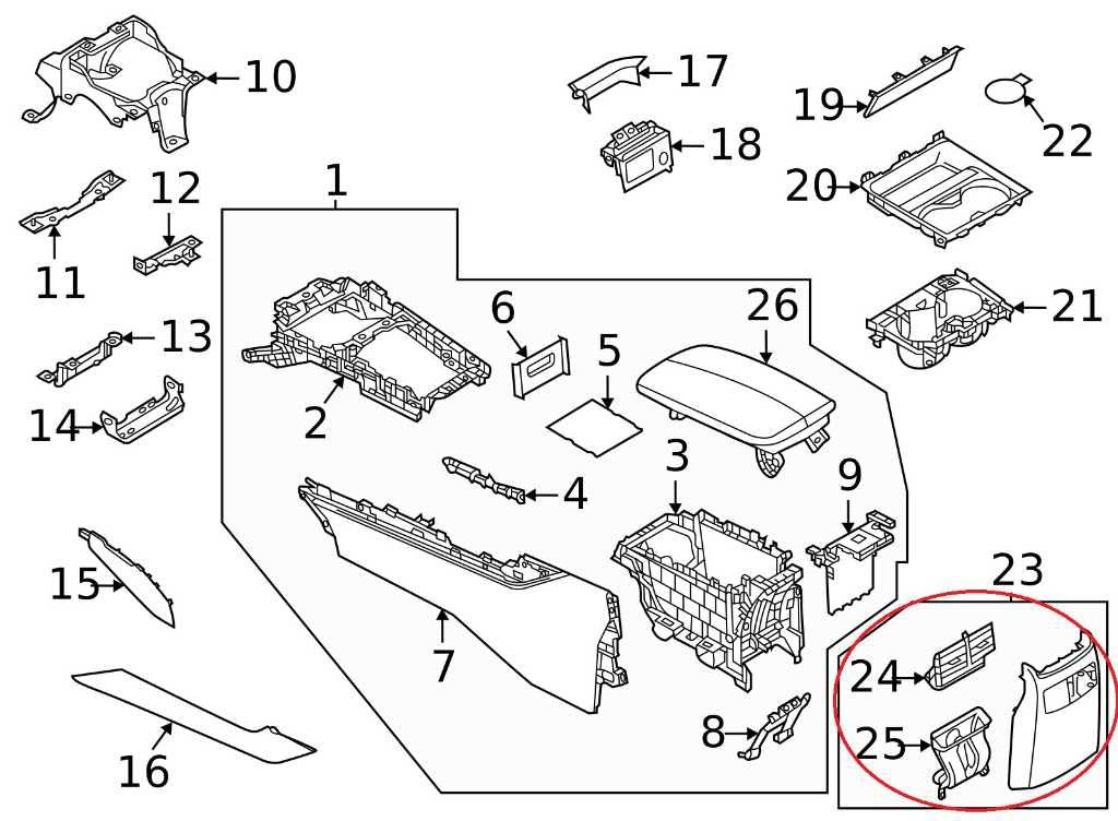 2022-2025 Mazda CX-30 2.5 S Rear Center Console Back Finish Panel DFS2-64943 OEM - Alshned Auto Parts