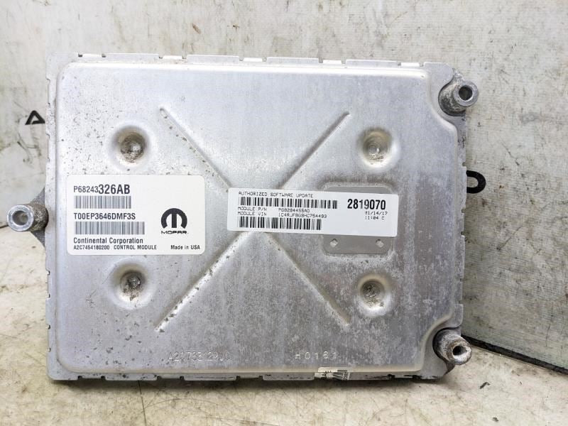 2016-2017 Jeep Grand Cherokee Engine Computer Control Module ECU ECM 68243326AB - Alshned Auto Parts