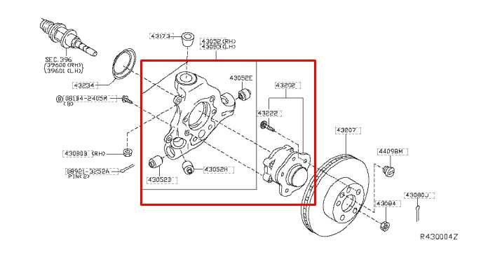 2008-2019 Nissan Murano Platinum Rear Right Side Spindle Knuckle Hub 43018-1AA0A - Alshned Auto Parts