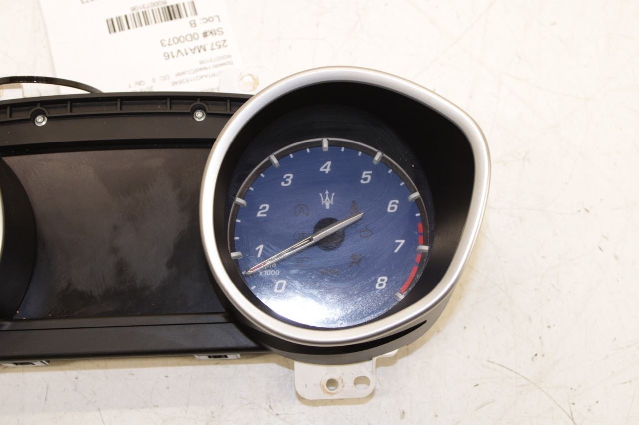 2016 Maserati Ghibli S Q4 3.0L Speedometer Gauge Instrument Cluster 57K Mileage - Alshned Auto Parts