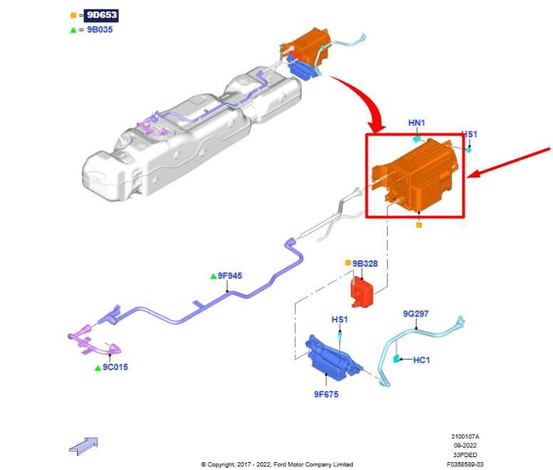 2018-2026 Ford F150 Fuel Vapor Evaporator Emission Canister JL34-9E857-AC OEM - Alshned Auto Parts