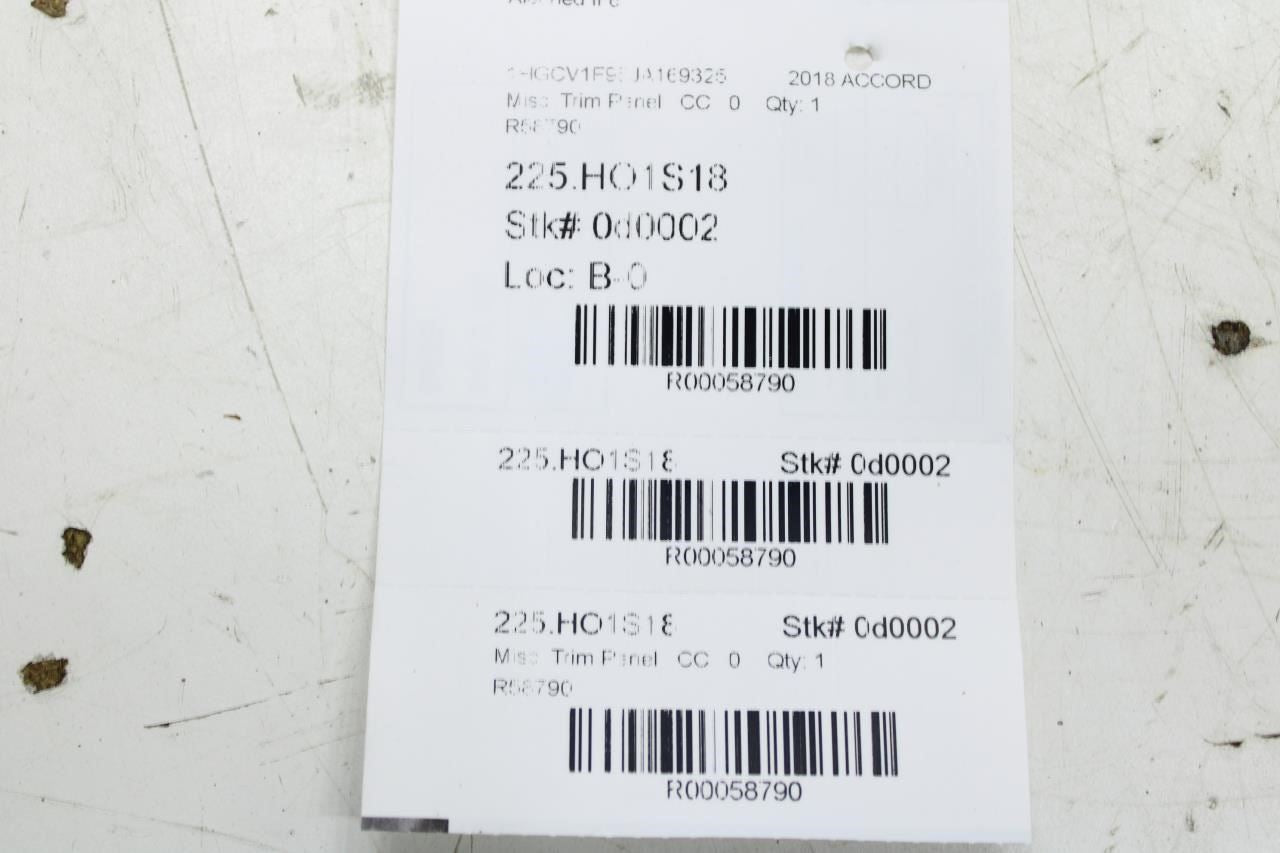 18-24 Honda Accord Front Left Door Sill Scuff Kick Plate Trim Panel 84251-TVA-A0 - Alshned Auto Parts