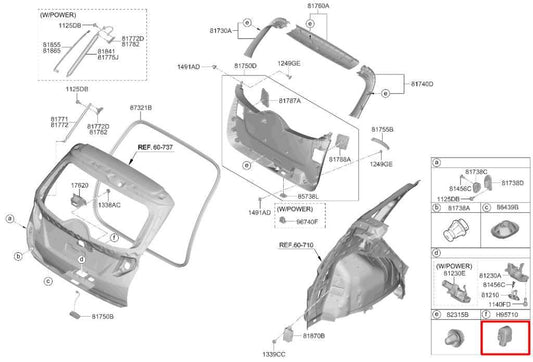 20-25 Hyundai Tucson SEL 2.5L AWD Anti Theft Alarm Warning Buzzer Siren Speaker - Alshned Auto Parts