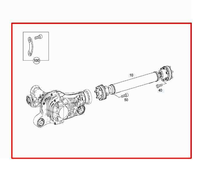 2015-2016 Mercedes-Benz GL450 Front Axle Drive Propeller Shaft 166-410-87-00 OEM - Alshned Auto Parts