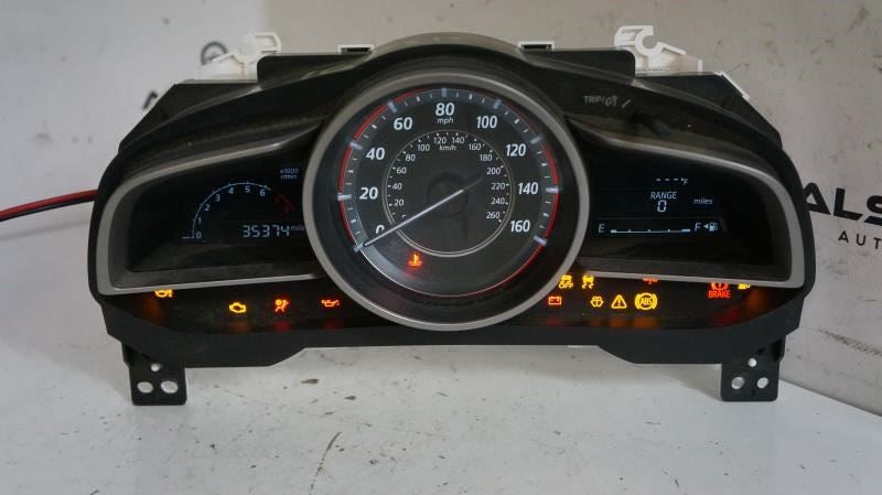 2014-16 Mazda 3 Speedometer Gauge Instrument Cluster 35K Mileage BHR1-55-430 OEM - Alshned Auto Parts