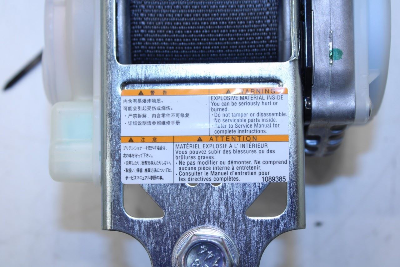 14-20 Acura MDX Advance 3.5L AWD Front Passenger Right Side Seat Belt Retractor - Alshned Auto Parts