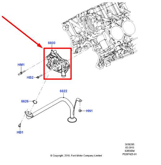 2011-2022 Ford F250 Lariat Crew Cab 6.2L Engine Oil Pump AL3E-6621-AB OEM - Alshned Auto Parts