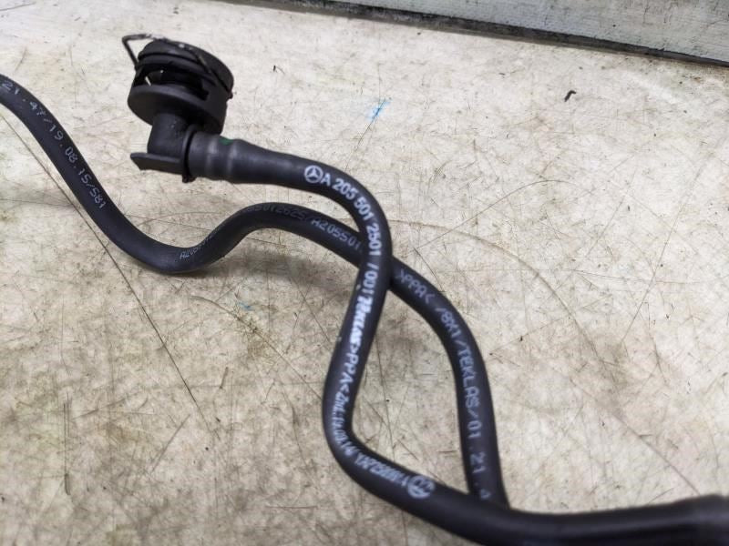 15-18 Mercedes-Benz C300 Coolant Overflow Vent Hose Line Pipe 205-501-25-01 OEM