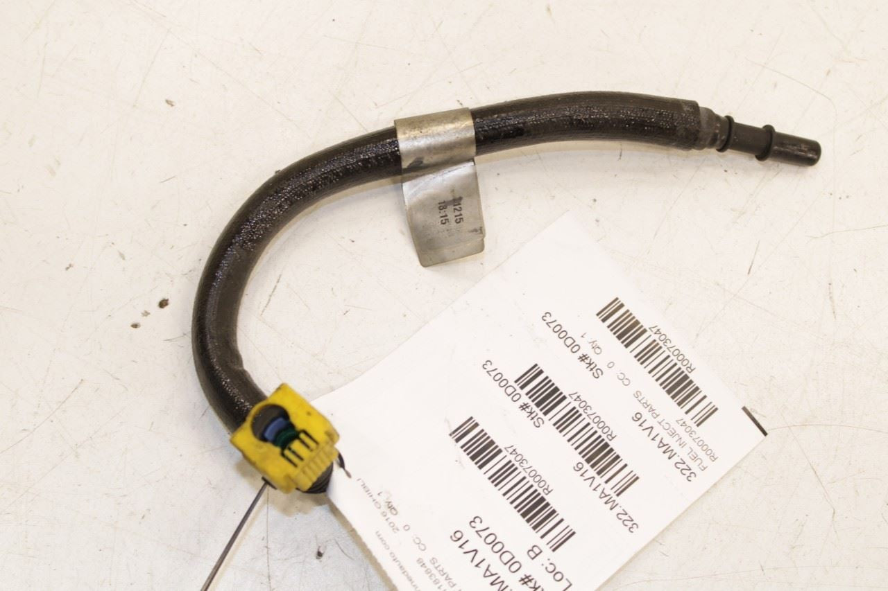 14-19 Maserati Ghibli S Q4 3.0L AWD Engine Fuel Injector Line Hose 670031641 OEM - Alshned Auto Parts