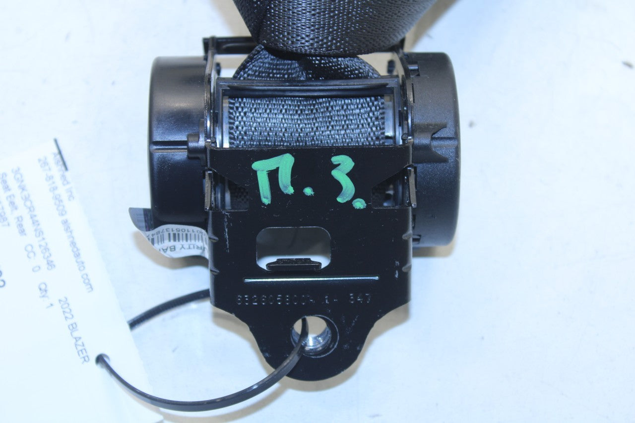 19-24 Chevrolet Blazer 2LT Rear Passenger Right Side 2nd Row Seat Belt Retractor - Alshned Auto Parts