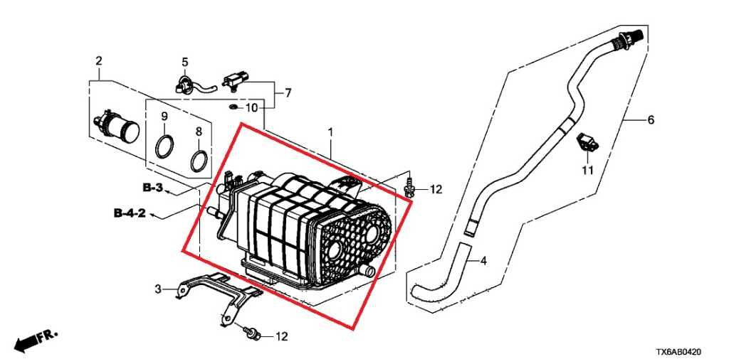 13-19 Acura ILX Tech 2.4L Fuel Vapor Evaporative Emission Canister 17011-TR0-A011