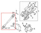 21-25 Mazda CX30 S 2.5L AWD Steering Column Intermediate Lower Shaft DGH9-32-090 - Alshned Auto Parts