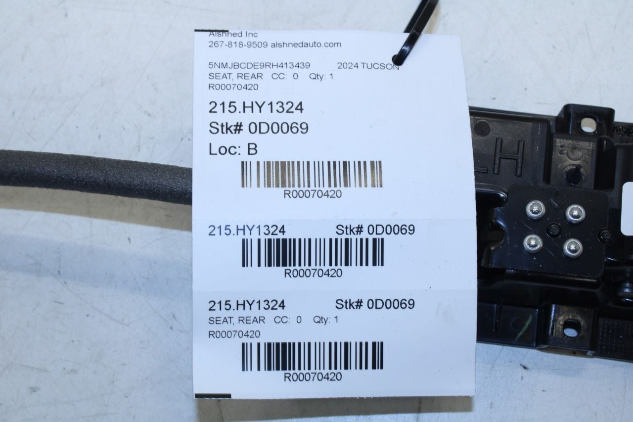 22-25 Hyundai Tucson SEL AWD Rear Left Side Seat Fold Down Lever Handle w/ Cable - Alshned Auto Parts