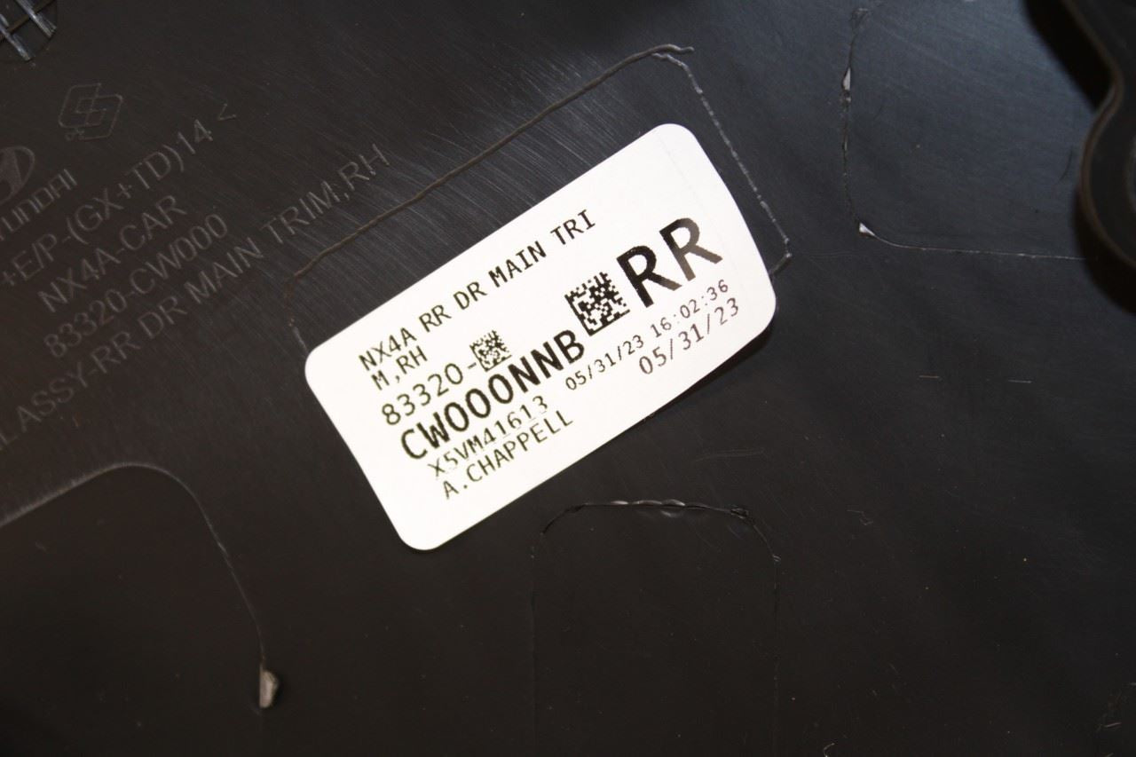 2022-2024 Hyundai Tucson SEL Rear Right Passenger Door Trim Panel 83320-CW000 - Alshned Auto Parts