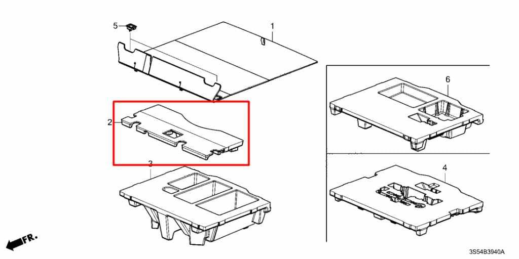 2023-26 Acura Integra A-Spec 1.5L Rear Cargo Luggage Compartment Floor Foam Pad - Alshned Auto Parts