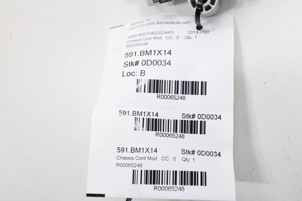 10-15 BMW 750i xDrive Cas Anti Theft Locking Control Computer Module 61359318365 - Alshned Auto Parts