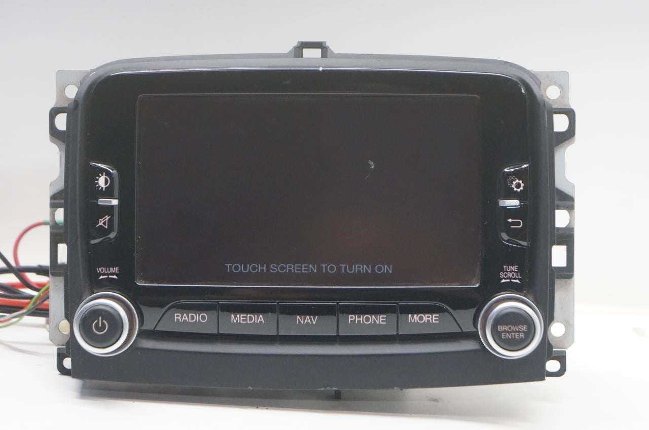 2014-16 Fiat 500 Harman Navi Audio Radio Receiver Uconnect w/ Display 735577843 - Alshned Auto Parts
