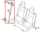 14-20 Nissan Pathfinder SV Rear LH Side 3rd Row Seat Belt Retractor 89845-9PM0B - Alshned Auto Parts