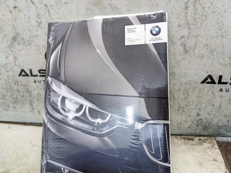 2015 BMW 3 Series Sedan Owners Manual Set with Case 01-40-2-960-440 OEM - Alshned Auto Parts