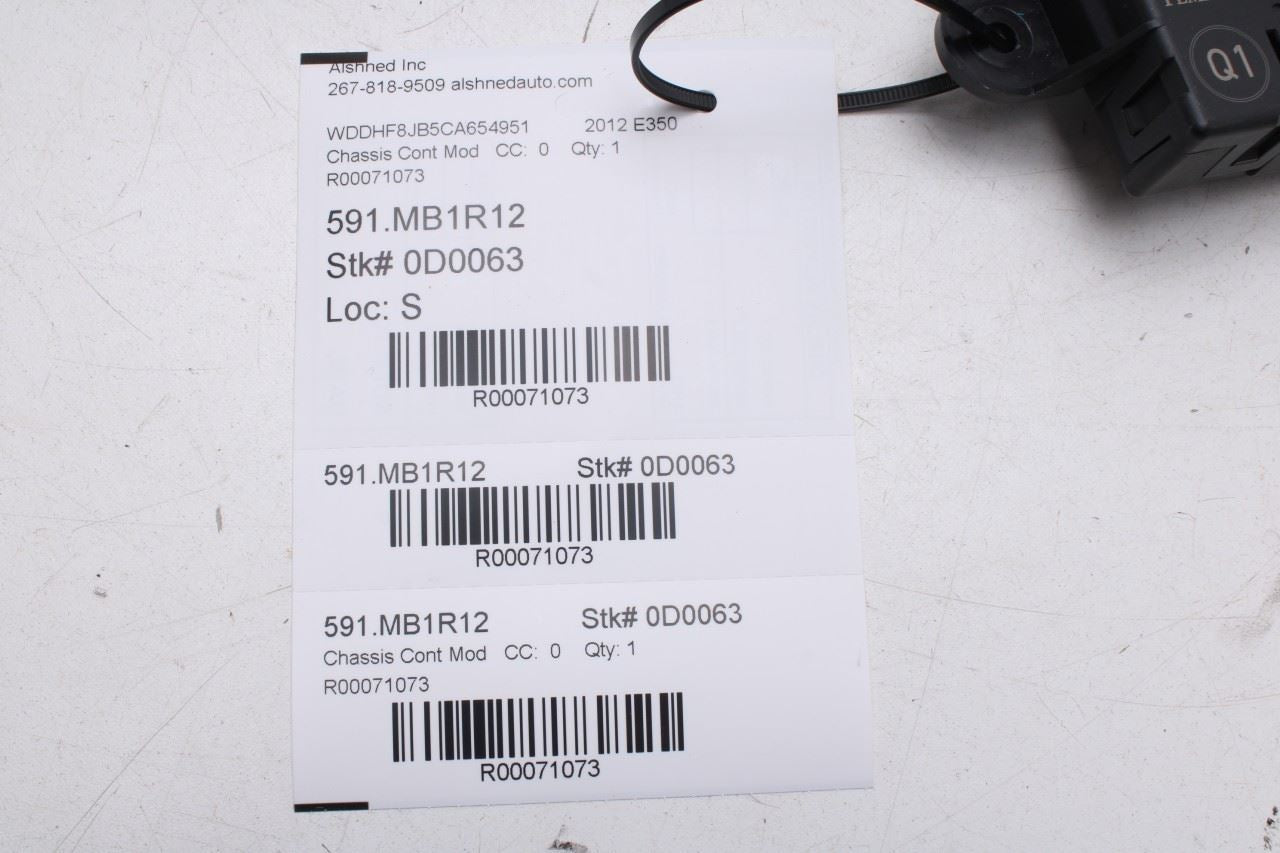 2010-2016 Mercedes-Benz E350 Sport 4MATIC Rear Left Door Control Module - Alshned Auto Parts