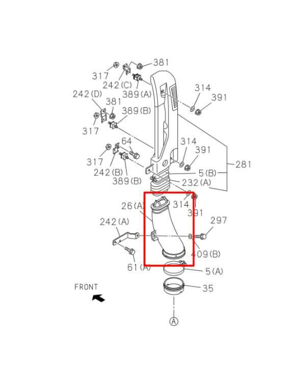 12-20 Isuzu NPR HD 6.0L RWD Air Intake Cleaner Duct Tube Hose 8-98011-751-0 OEM - Alshned Auto Parts