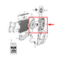 2008-2011 Jeep Wrangler 3.8L Left Radiator Cooling Fan Motor Assy 68039594AA OEM - Alshned Auto Parts