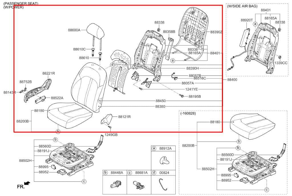 16-18 Kia Optima EX 2.4L Front Passenger Right Side Seat Complete 88600D5021 OEM - Alshned Auto Parts