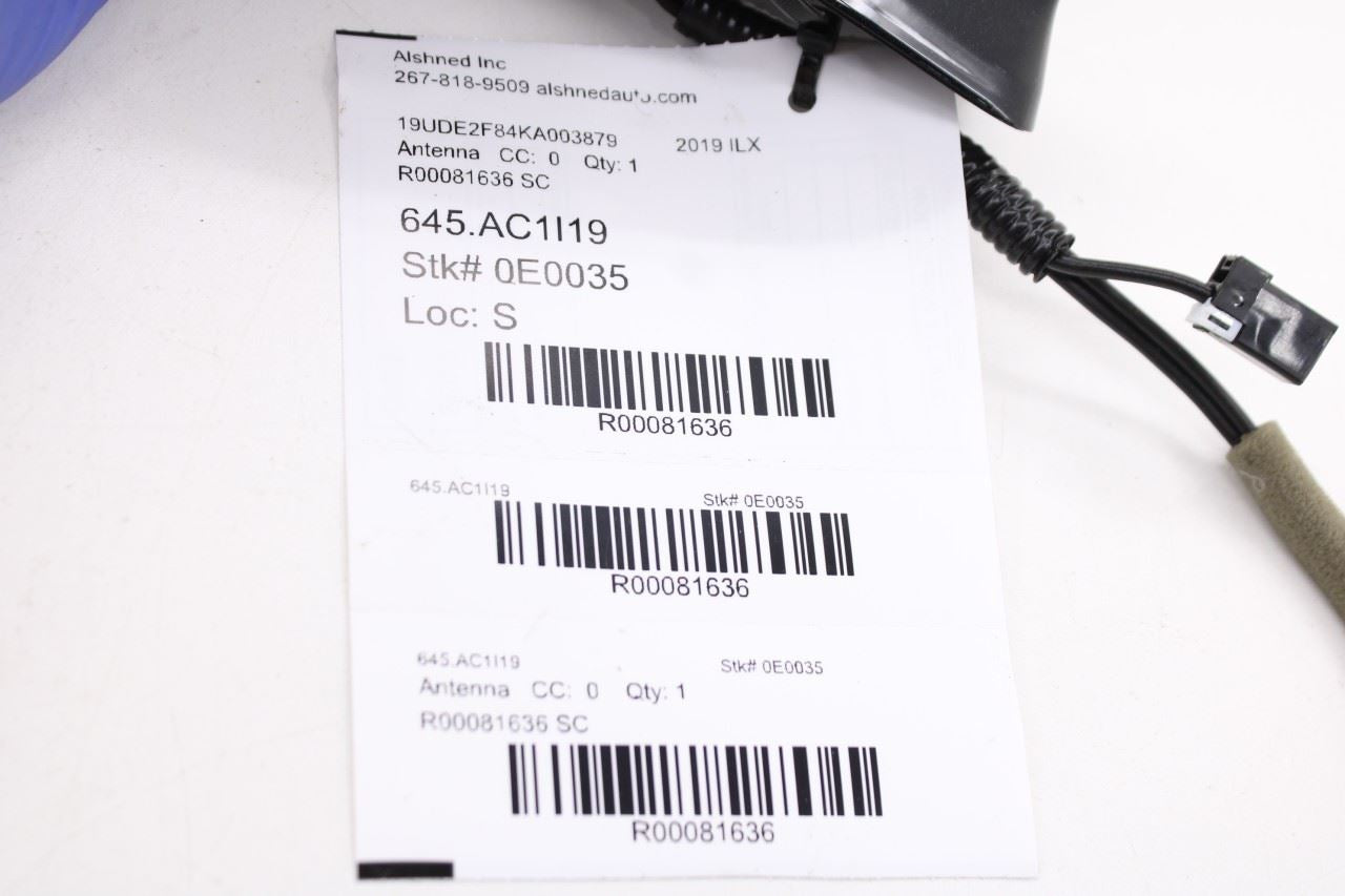 19-22 Acura ILX Tech A-Spec Roof Exterior Shark Fin Radio Antenna 39150TX6A510M115
