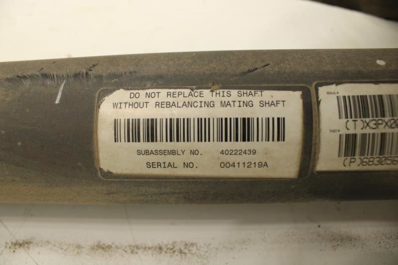 19-2024 Ram 2500 Crew Cab 6.4L 4x4 169 Wb Rear Drive Shaft Propeller 68305640AD - Alshned Auto Parts