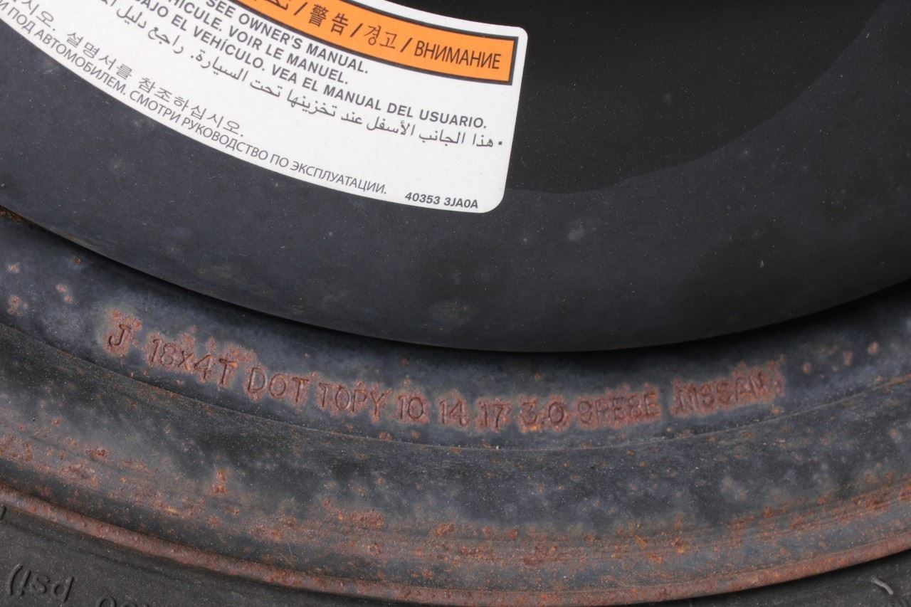 2016-20 Infiniti QX60 Spare Wheel Tire Maxxis T165/90D18 107M 40300-9PE8E *ReaD* - Alshned Auto Parts