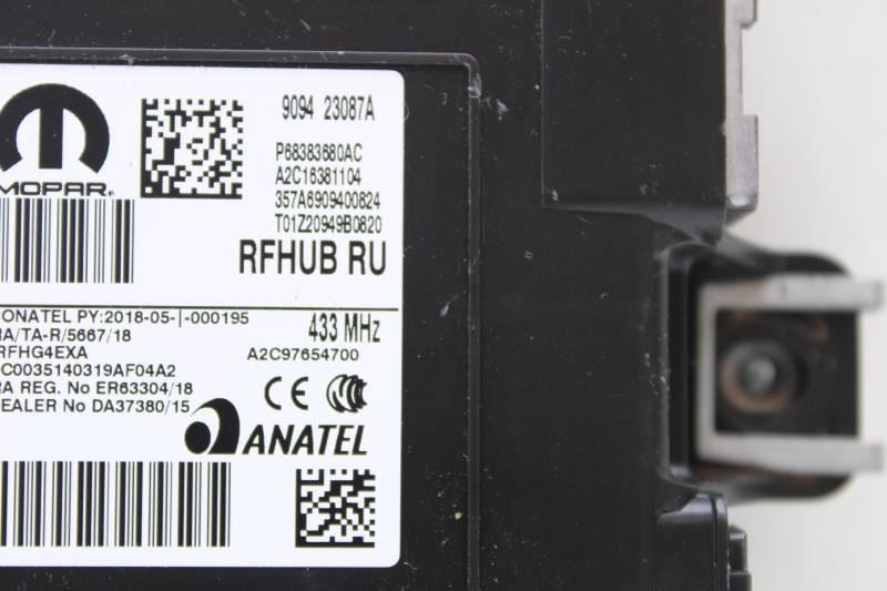 2019 Chrysler Pacifica Hub Receiver Control Module 68383680AC OEM - Alshned Auto Parts