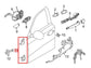 13-20 Nissan Pathfinder SV Front RH Door Hinge Upper and Lower Pair 80401-5AA0B - Alshned Auto Parts