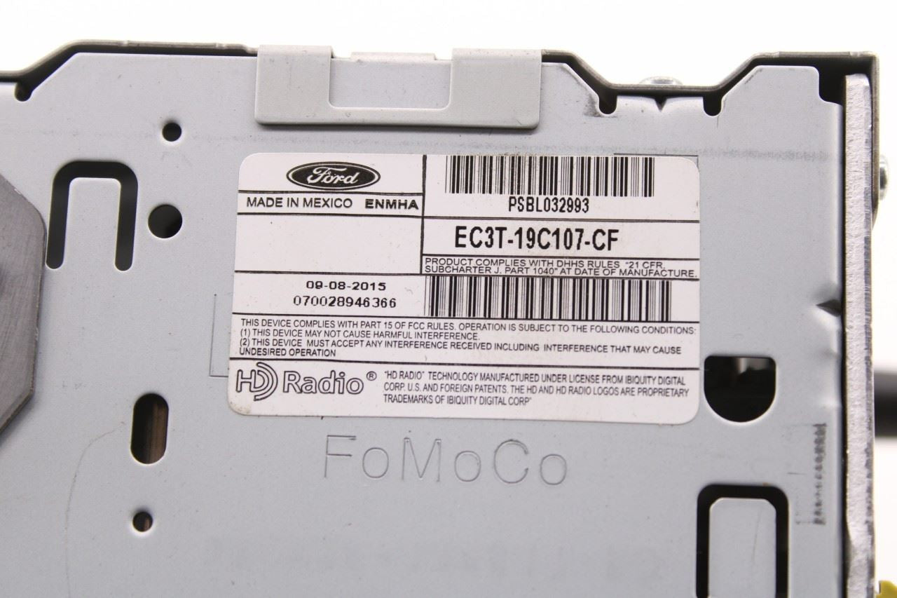 2015-2016 Ford F-250 Lariat Audio Radio CD Player Receiver EC3T-19C107-CF OEM - Alshned Auto Parts