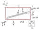 11-18 Toyota Sienna LE Right Side Rocker Skirt Panel Molding 75851-08900 *ReaD* - Alshned Auto Parts