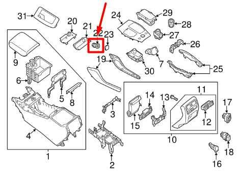 2014-20 Infiniti QX60 Center Console 12V Power Outlet Lighter Socket 25331-3JA0B - Alshned Auto Parts