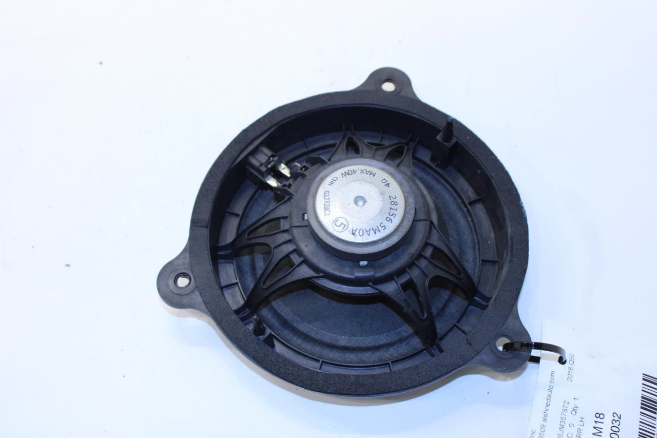 16-2024 Infiniti Q50 Luxe RWD Rear Left or Right Door Audio Speaker 28156-5MA0A - Alshned Auto Parts