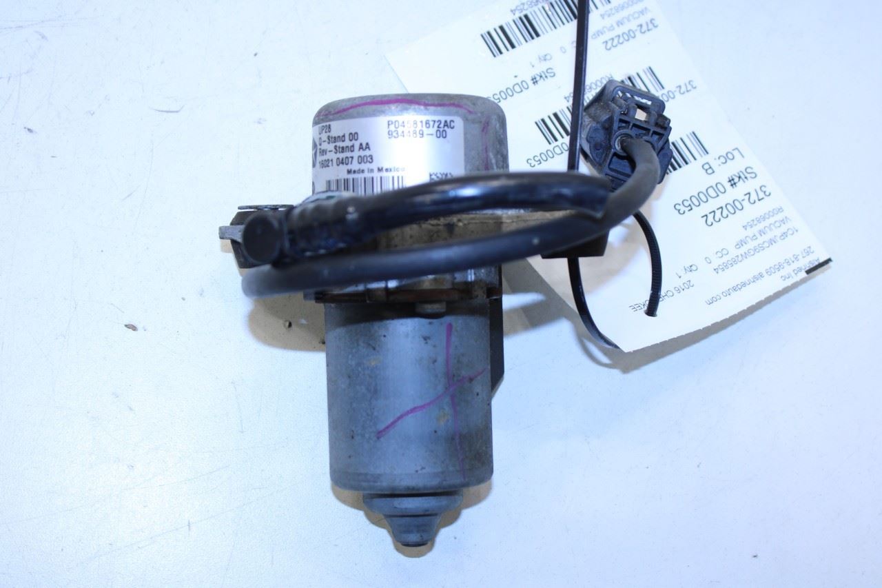 2014-18 Jeep Cherokee 75th Anniversary 3.2L 4WD Brake Vacuum Pump 4581672AC OEM - Alshned Auto Parts